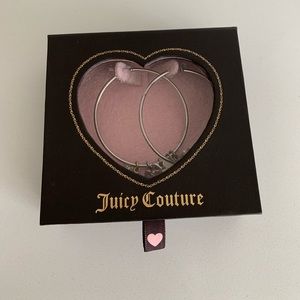 Juicy Couture Hoop Charm Earrings